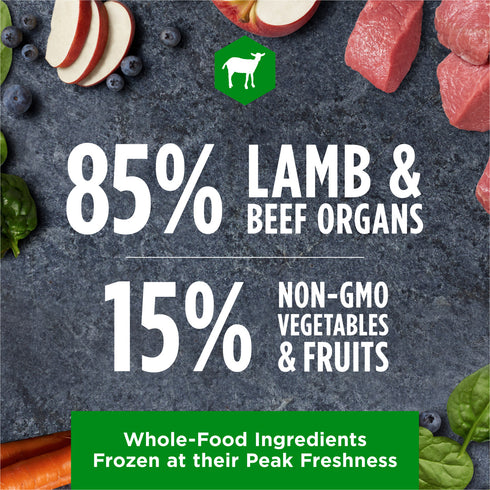 Instinct Raw Frozen Bites Dog Food - Lamb - 2.7lb Bag